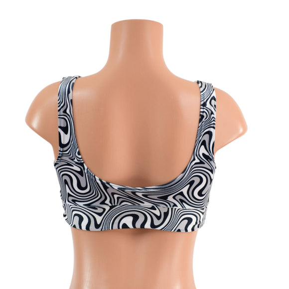Distortion Velvet Starlette Bralette - Coquetry Clothing