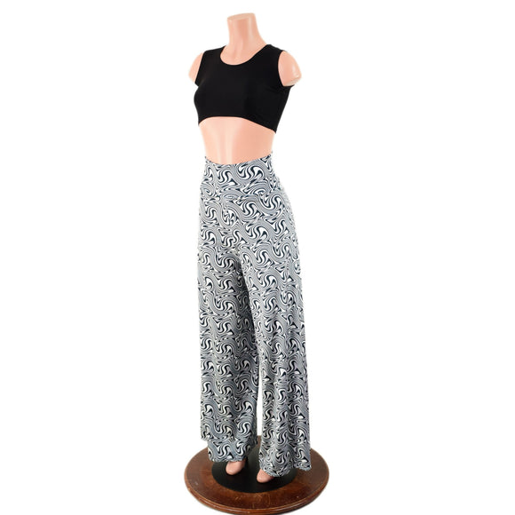 Distortion Velvet Wide Leg Pants - Coquetry Clothing