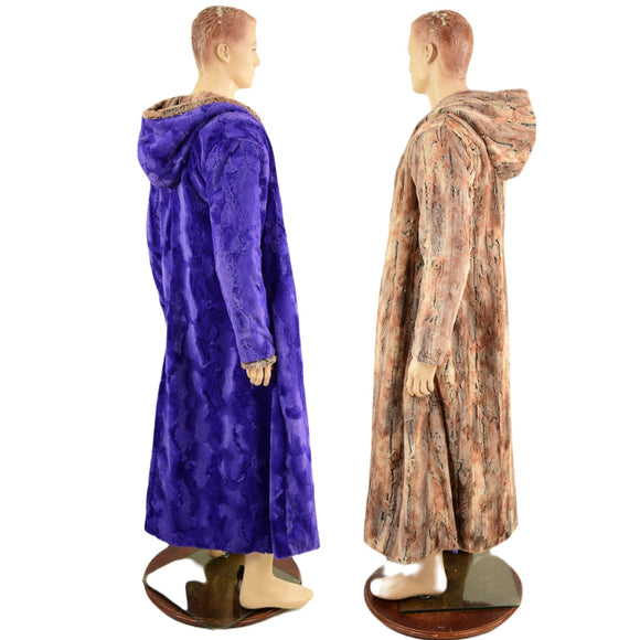 Double Minky Reversible Full Length Duster - Coquetry Clothing