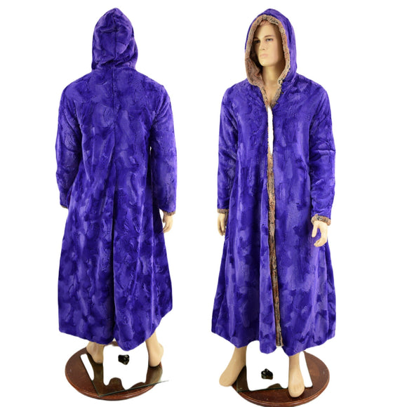 Double Minky Reversible Full Length Duster - Coquetry Clothing