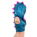 Dragon Hooded Sleeveless Crop Top with Zipper Front - Coquetry Clothing