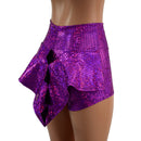 Dragon Tail Ruffle Rump High Waist Shorts - Coquetry Clothing
