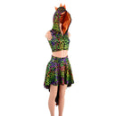 Dragon Tail Skirt & Crop Hoodie Set - Coquetry Clothing