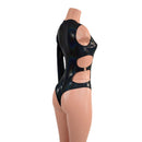 Asymetrical Brazilian Cut Romper with Oring Side Cutouts - Coquetry Clothing