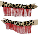 Fingerless Arm Warmer Gloves with Fringe - Coquetry Clothing