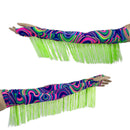 Fingerless Arm Warmer Gloves with Fringe - Coquetry Clothing
