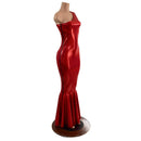 Fish Tail Gown with Fully Separating Burlesque Style Zipper - Coquetry Clothing