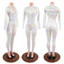 Flashbulb Holographic "Stella" Catsuit - Coquetry Clothing
