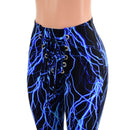 Front Lace Up High Waist Solar Flares and Wrap & Tie Hooded Crop - Coquetry Clothing