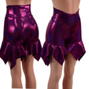 Fuchsia Sparkly Jewel High Waist Pixie Shorts - Coquetry Clothing