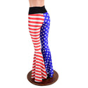 Stars and Stripes High Waist Bell Bottom Flares - 2