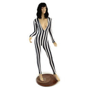 Ghost with the Most Plunging V Neckline Catsuit - Coquetry Clothing