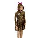 Girls Dragon Tail Skater Dress - Coquetry Clothing
