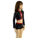 Girls Long Sleeve Keyhole Top and Brief Cut Shorts Set - Coquetry Clothing