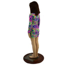 Girls Neon Glow Worm Mini Dress with Long Sleeves - Coquetry Clothing
