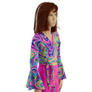 Girls Neon Glow Worm Wrap n Tie Top - Coquetry Clothing