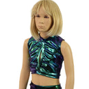 Girls Scarab Keyhole Crop Top - Coquetry Clothing