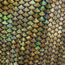 Gold Fish Scale Fabric - Coquetry Clothing