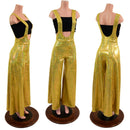 Gold Kaleidoscope Wide Leg Suspender Pants (Top Sold Separately) - Coquetry Clothing