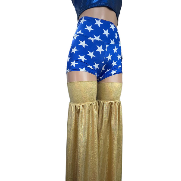 Gold Sparkly Jewel Stilt Covers - 3