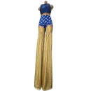 Gold Sparkly Jewel Stilt Covers - Coquetry Clothing