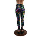 Gothic Garden High Waist Leggings READY to SHIP - Coquetry Clothing