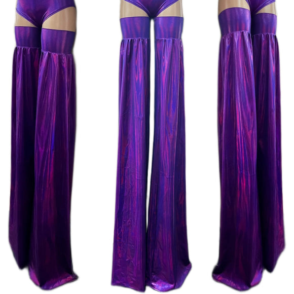 Grape Holographic Stilt Covers - Coquetry Clothing