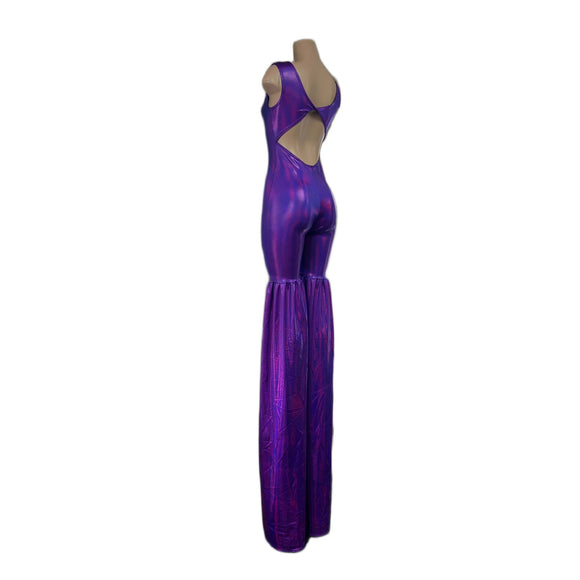 Grape Holographic Twist Back Stilting Costume - Coquetry Clothing