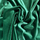 Green Stretch Velvet Fabric - Coquetry Clothing