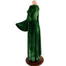 Green Velvet Renaissance "Fiona" Gown - Coquetry Clothing