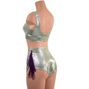 Happy Daisy Fringed Siren Shorts and Bralette Set - Coquetry Clothing