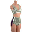 Happy Daisy Fringed Siren Shorts and Bralette Set - Coquetry Clothing
