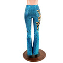 High Waist Boot Cut Leggings with Lightning Bolts - Coquetry Clothing