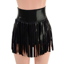 High Waist Gladiator Shorts in Black Mystique - Coquetry Clothing