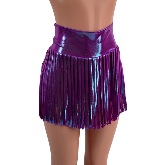 High Waist Gladiator Shorts in Plumeria - Coquetry Clothing