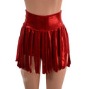 High Waist Gladiator Shorts in Red Sparkly Jewel - Coquetry Clothing