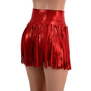 High Waist Gladiator Shorts in Red Sparkly Jewel - Coquetry Clothing