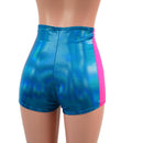 High Waist Lace Up Sailor Shorts with Side Panels - Coquetry Clothing