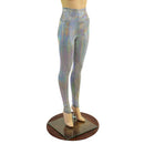 High Waist Leggings in Prism Holographic - Coquetry Clothing
