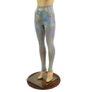 High Waist Leggings in Prism Holographic - Coquetry Clothing