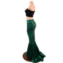 High Waist Mermaid Skirt with Puddle Train - Coquetry Clothing