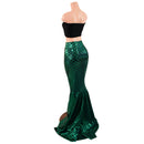 High Waist Mermaid Skirt with Puddle Train - Coquetry Clothing