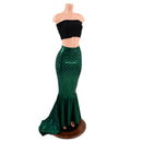 High Waist Mermaid Skirt with Puddle Train - Coquetry Clothing