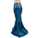 High Waist Mermaid Skirt with Puddle Train - Coquetry Clothing