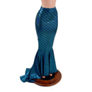 High Waist Mermaid Skirt with Puddle Train - Coquetry Clothing