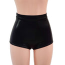 High Waist Pinup Shorts with Boy Cut Leg in Black Mystique - Coquetry Clothing