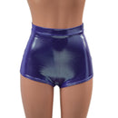 High Waist Pinup Shorts with Boy Cut Leg in Lavender Ice - Coquetry Clothing