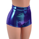 High Waist Pinup Shorts with Boy Cut Leg in Moonstone - Coquetry Clothing