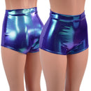 High Waist Pinup Shorts with Boy Cut Leg in Moonstone - Coquetry Clothing