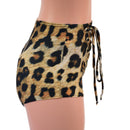 High Waist Pinup Shorts with Front Laceup - Coquetry Clothing
